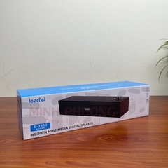 Loa Máy Tính Leerfei 2.0 E-350M Để Bàn Vân Gỗ Dùng Cho ĐT, TV, Laptop