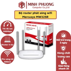 Bộ Phát Wifi Mercusys MW325R - Tốc Độ 300Mbps, Phủ Sóng Tới 500m2