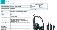 Tai Nghe Rapoo H120 Chụp Đầu Có Mic - USB