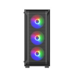 Vỏ Case Máy Tính Kenoo Esport AF302 – 3F | ATX | 3 Fan Rainbow | Kính Cường Lực | Thoáng Mát