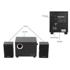 Loa Máy Tính Microlab X2 2.1 - M106BT - M105