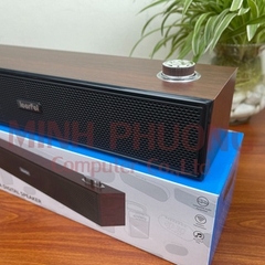 Loa Máy Tính Leerfei 2.0 E-350M Để Bàn Vân Gỗ Dùng Cho ĐT, TV, Laptop
