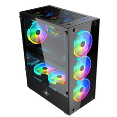 Vỏ Case Kenoo Esport K300 Gaming ATX - 2 Mặt Kính Cường Lực