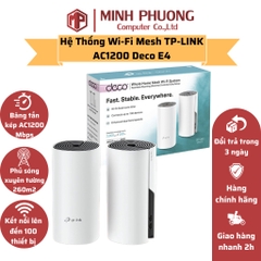 Wi-Fi Mesh TP-Link Deco E4 Cho Toàn Ngôi Nhà AC1200