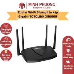 Bộ Phát Wifi TOTOLINK X5000R - Router Wi-Fi 6 Băng Tần Kép Gigabit AX1800