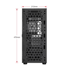 Vỏ Case Máy Tính Kenoo Esport EM700 – E-ATX | Kính Cường Lực | 3 Fan RGB Rainbow