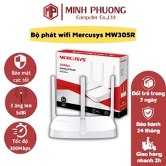 Bộ Phát Wifi Mercusys 3 Râu MW305R 300Mbps