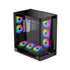 Vỏ case Xigmatek Heaven E-ATX – Kính cong, hỗ trợ main Back-Connect