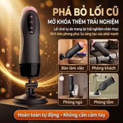 Âm đạo giả hít tường đa năng Jiuai Explorer Cup (có app)