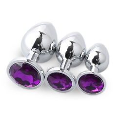 Plug hậu môn Inox Đính Đá