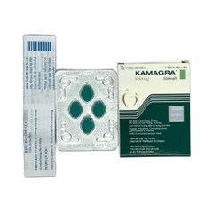 Viên uống cương dương Kamagra 100mg hộp 4 viên