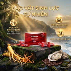 Kẹo sâm tăng cường sinh lý Hamer USA hộp 32 viên