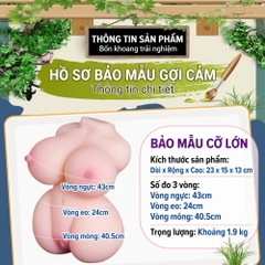 Âm đạo giả nguyên khối Jiuai Nanny 2kg