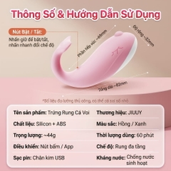 Trứng rung Jiuuy Cá Voi app