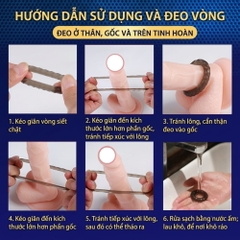Vòng đeo dương vật Aichao Cock Ring Bộ 3s