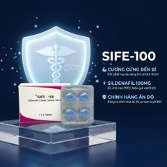 Viên uống cương dương Sife 100 hộp 4 viên