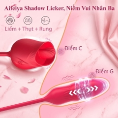Trứng rung 2 đầu đa năng Aifeiya Shadow Licker