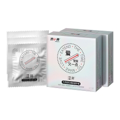 Bao cao su Drywell Long Lasting hộp 3 chiếc kéo dài thời gian chính hãng