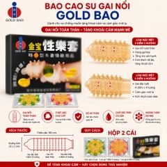 Bao cao su Gold Bao Bi hộp 2 chiếc