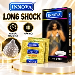 Bao cao su Innova Long Shock kéo dài thời gian hộp 12 chiếc