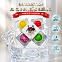 Bao cao su Interesting gai và bi hộp 1 chiếc