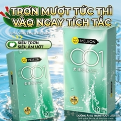 Bao cao su Meleon 001 Soft As Water siêu mỏng hộp 10 chiếc