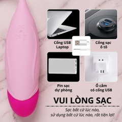 Trứng rung Boqi Penis Đuôi BQ129 Remote