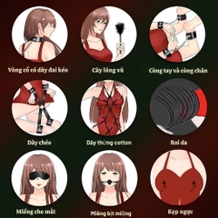 BDSM Bộ bạo dâm 10 món Jiuai