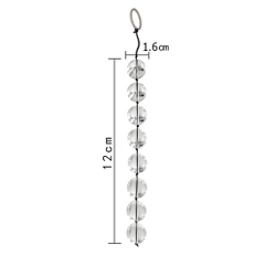 BDSM Chuỗi hạt kegel thủy tinh bạo dâm chính hãng
