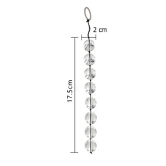 BDSM Chuỗi hạt kegel thủy tinh bạo dâm chính hãng