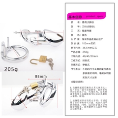 BDSM Khóa dương vật Penis inox bạo dâm chính hãng