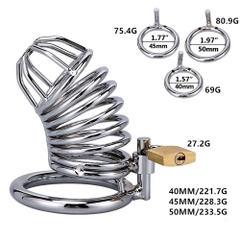 BDSM Khóa dương vật Vòng inox bạo dâm chính hãng