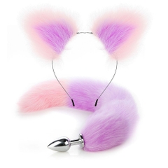 BDSM Plug đuôi chồn + tai chồn bạo dâm chính hãng