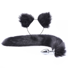 BDSM Plug đuôi chồn + tai chồn bạo dâm chính hãng