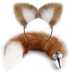 BDSM Plug đuôi chồn + tai chồn bạo dâm chính hãng