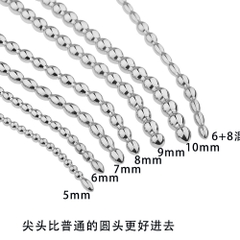 BDSM Que kích thích niệu đạo chuỗi hạt inox bạo dâm chính hãng