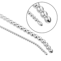BDSM Que kích thích niệu đạo chuỗi hạt inox bạo dâm chính hãng