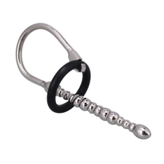 BDSM Que kích thích niệu đạo vòng hạt inox bạo dâm chính hãng