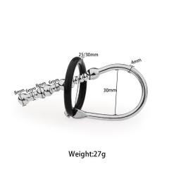 BDSM Que kích thích niệu đạo vòng hạt inox bạo dâm chính hãng