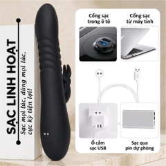 Dương vật giả đa năng Boqi Rabbit BQ587