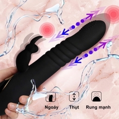 Dương vật giả đa năng Boqi Rabbit BQ587