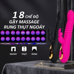 Dương vật giả đa năng Boqi Rabbit BQ587