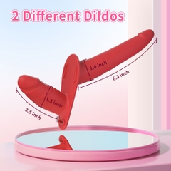 Dương vật giả đeo dây Chameleon Fox 2 đầu chính hãng