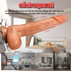 Dương vật giả hít tường đa năng Muha Man Root remote
