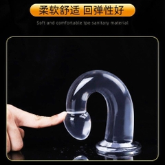 Dương vật giả hít tường Snapmi Crystal Anal chính hãng