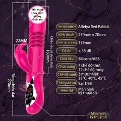 Dương vật giả đa năng Aifeiya Red Rabbit