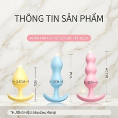 Plug hậu môn MizzZee Set 3s
