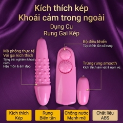 Trứng rung 2 đầu gai Jiuai