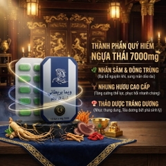 Viên uống cương dương Ngựa Thái 7000mg hộp 10 viên