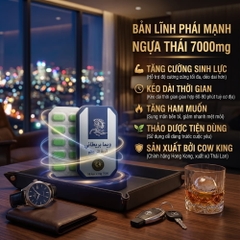 Viên uống cương dương Ngựa Thái 7000mg hộp 10 viên